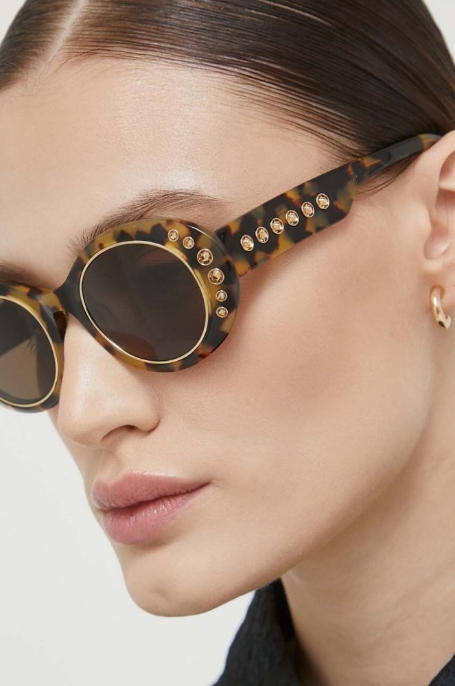 Сонцезахисні окуляри Swarovski 56259304 MILLENIA жіночі колір коричневий