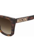 Сонцезахисні окуляри Moschino жіночі колір коричневий (3152558)