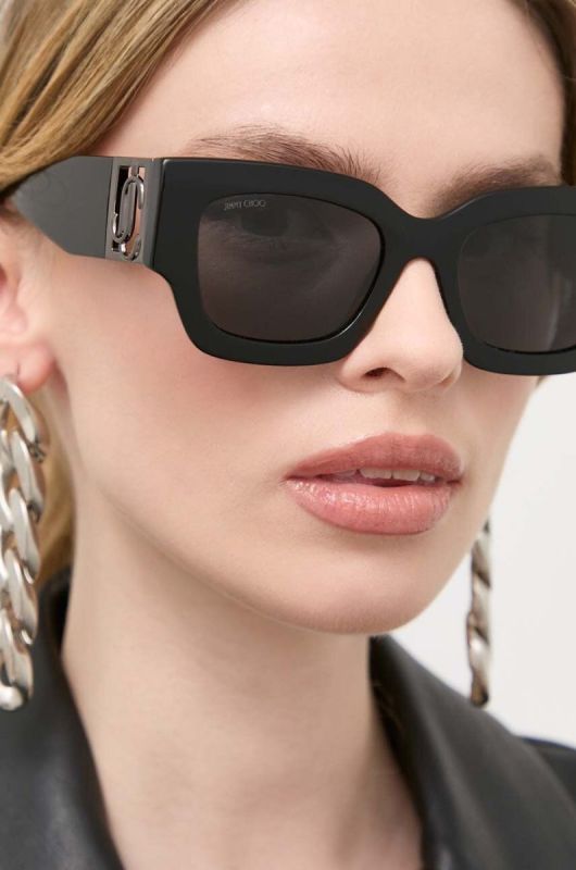 Сонцезахисні окуляри Jimmy Choo Nena жіночі колір чорний (3323480) фото 2
