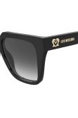 Сонцезахисні окуляри Love Moschino жіночі колір чорний (3190099)