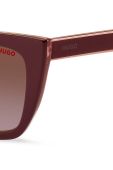 Сонцезахисні окуляри HUGO жіночі колір коричневий (3157829)