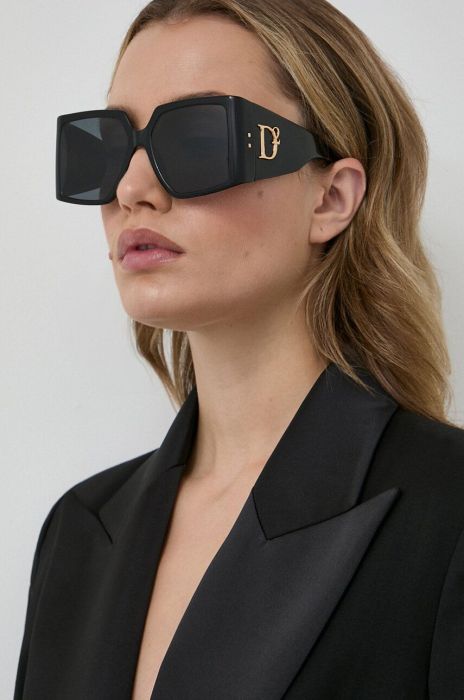 Сонцезахисні окуляри DSQUARED2 жіночі колір чорний (3557295)