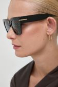 Сонцезахисні окуляри BOSS жіночі колір чорний (3566306)