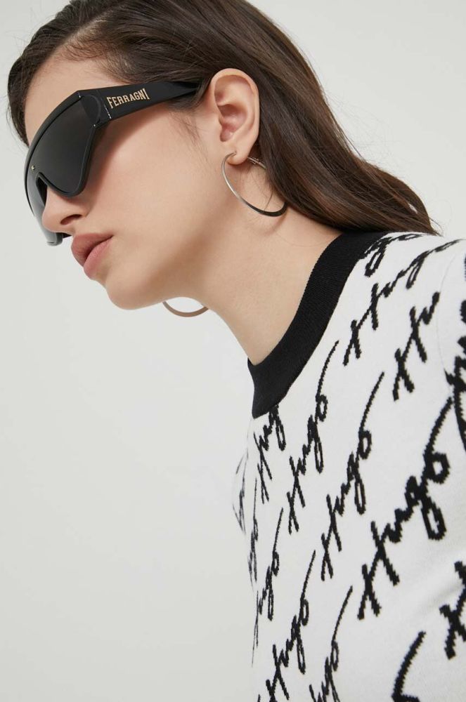 Сонцезахисні окуляри Chiara Ferragni жіночі колір чорний (3193732)