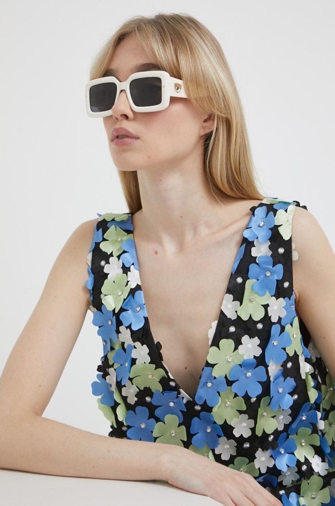 Сонцезахисні окуляри Chiara Ferragni жіночі колір білий (3157834)