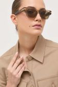 Сонцезахисні окуляри Bottega Veneta жіночі колір коричневий (3204368)