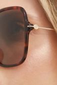 Сонцезахисні окуляри Gucci жіночі колір коричневий (3169277)