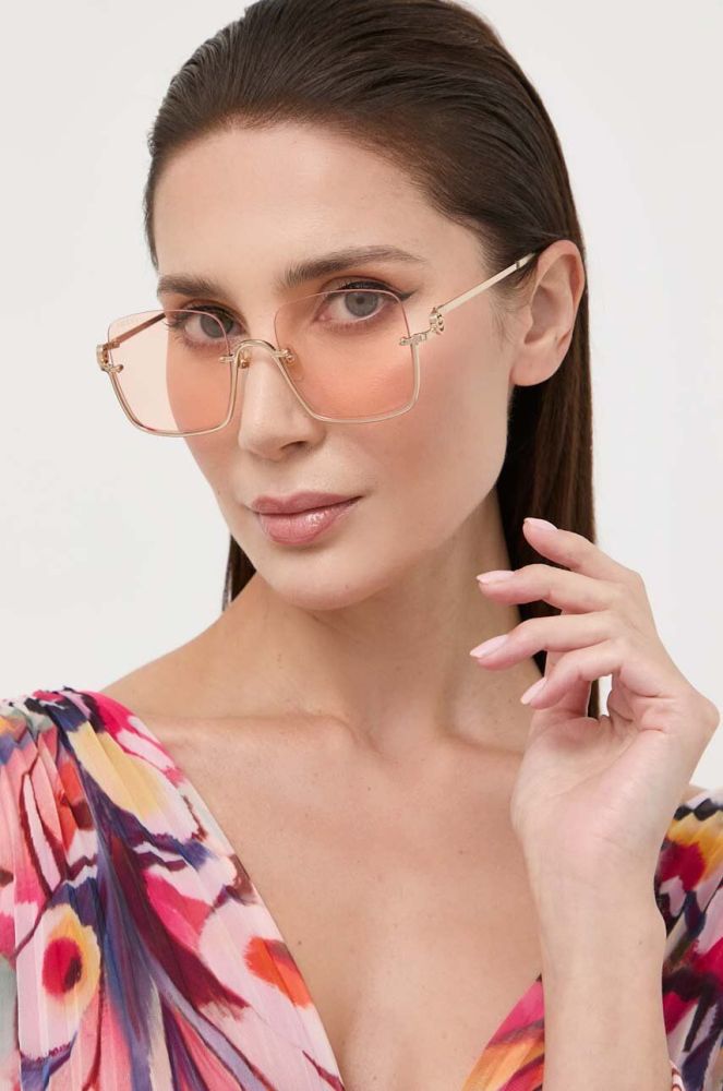 Сонцезахисні окуляри Gucci жіночі колір золотий (3169279)