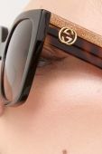 Сонцезахисні окуляри Gucci жіночі колір коричневий (3243981)