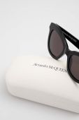 Сонцезахисні окуляри Alexander McQueen AM0391S жіночі колір чорний