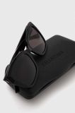 Сонцезахисні окуляри Balenciaga BB0273SA жіночі колір чорний