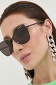 Сонцезахисні окуляри Balenciaga BB0278S жіночі колір чорний