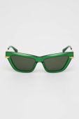 Сонцезахисні окуляри Bottega Veneta жіночі колір зелений (3305650)