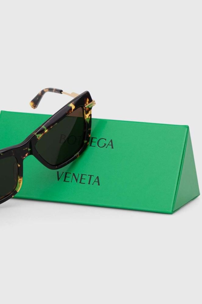 Сонцезахисні окуляри Bottega Veneta жіночі колір сірий фото 3