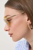 Сонцезахисні окуляри Bottega Veneta жіночі колір золотий (3305651)