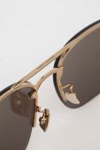 Сонцезахисні окуляри Saint Laurent 309 жіночі колір золотий