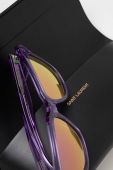 Сонцезахисні окуляри Saint Laurent жіночі колір прозорий