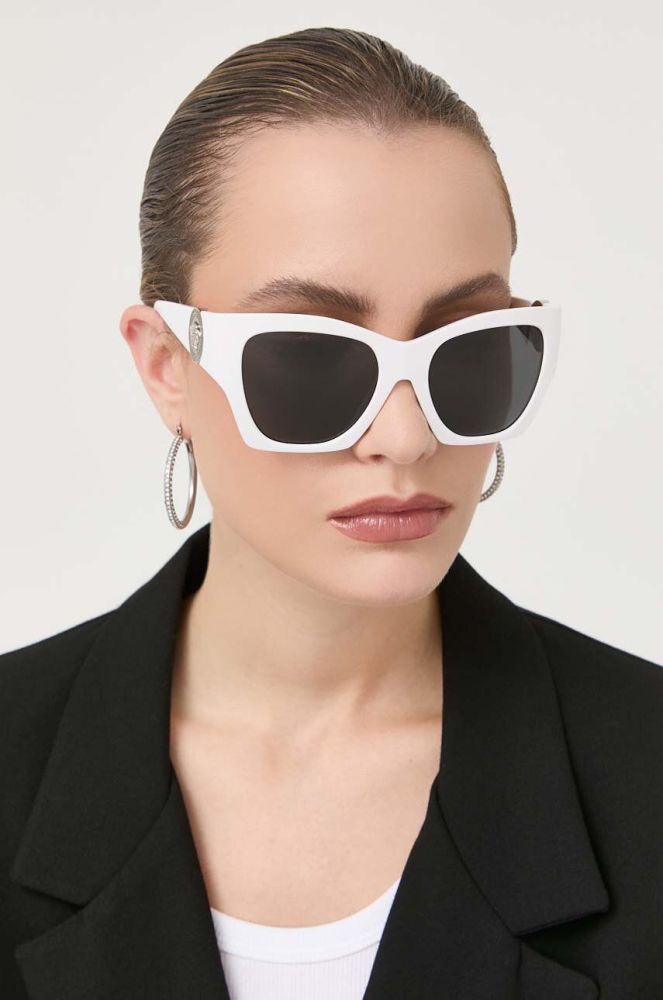 Сонцезахисні окуляри Versace жіночі колір білий (3374553)