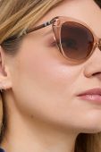 Сонцезахисні окуляри Burberry жіночі колір бежевий (3686074)