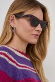 Сонцезахисні окуляри Burberry жіночі колір фіолетовий