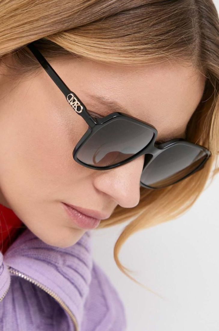 Сонцезахисні окуляри Michael Kors жіночі колір чорний (3644528)