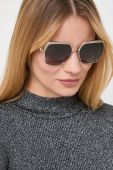 Сонцезахисні окуляри Michael Kors жіночі колір сірий