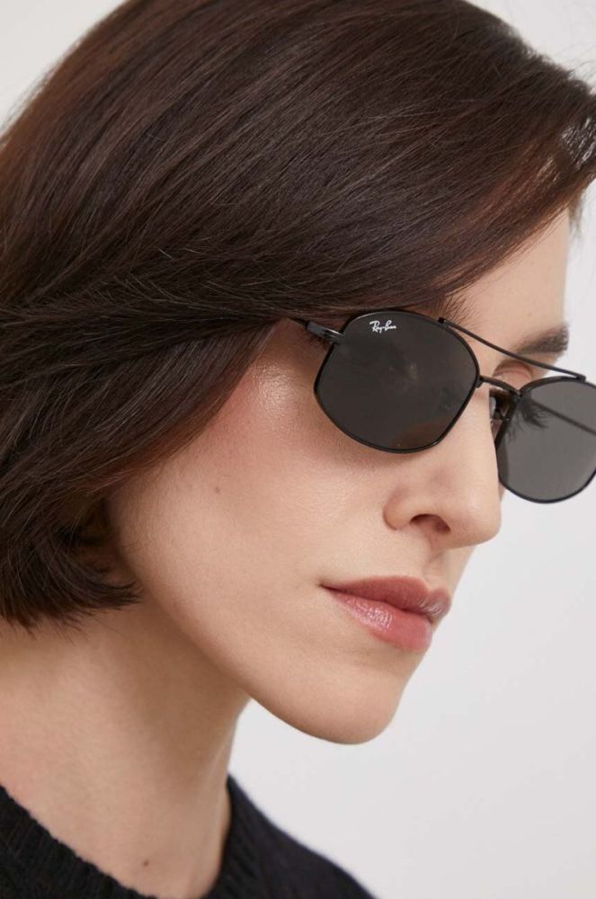 Сонцезахисні окуляри Ray-Ban жіночі колір сірий (3644542) фото 7