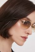 Сонцезахисні окуляри Ray-Ban жіночі колір бежевий