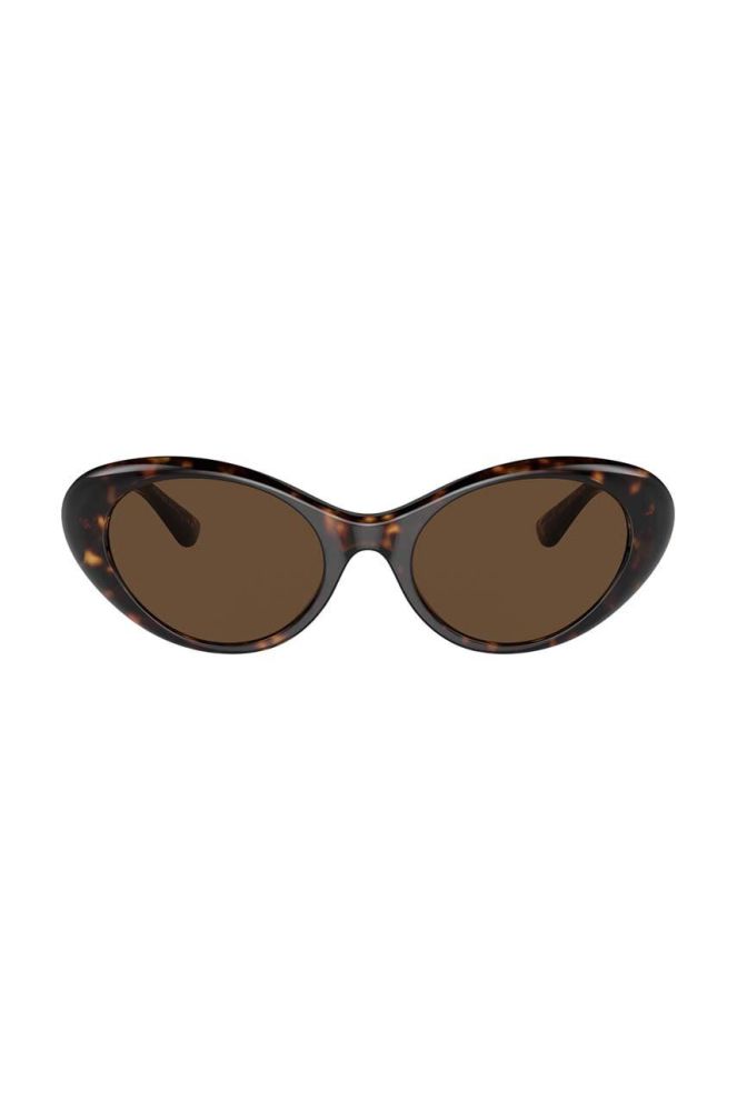 Сонцезахисні окуляри Versace жіночі колір коричневий (3675542)
