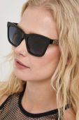 Сонцезахисні окуляри Moschino жіночі колір чорний (3683328)