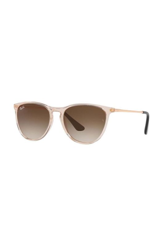 Дитячі сонцезахисні окуляри Ray-Ban Junior Erika колір коричневий 0RJ9060S фото 2