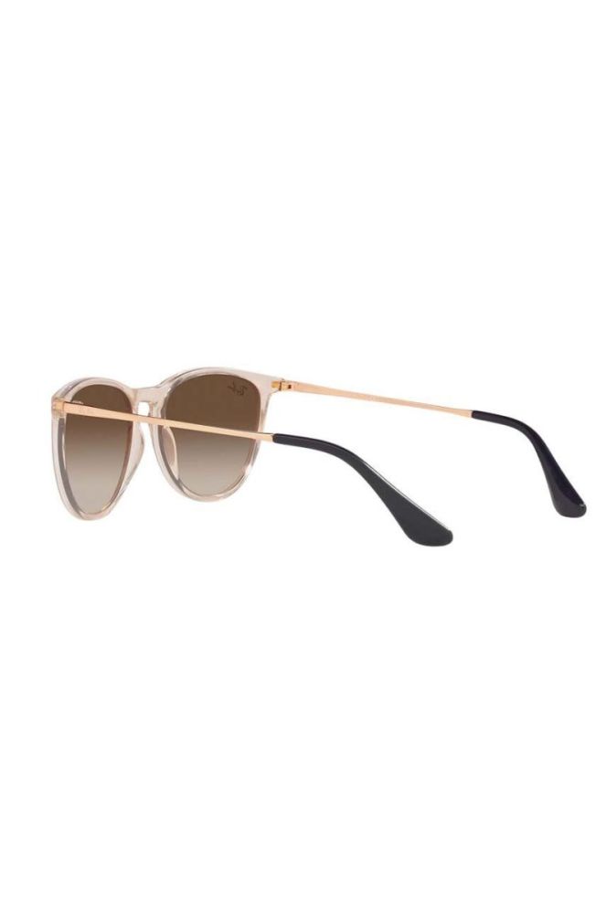 Дитячі сонцезахисні окуляри Ray-Ban Junior Erika колір коричневий 0RJ9060S фото 5