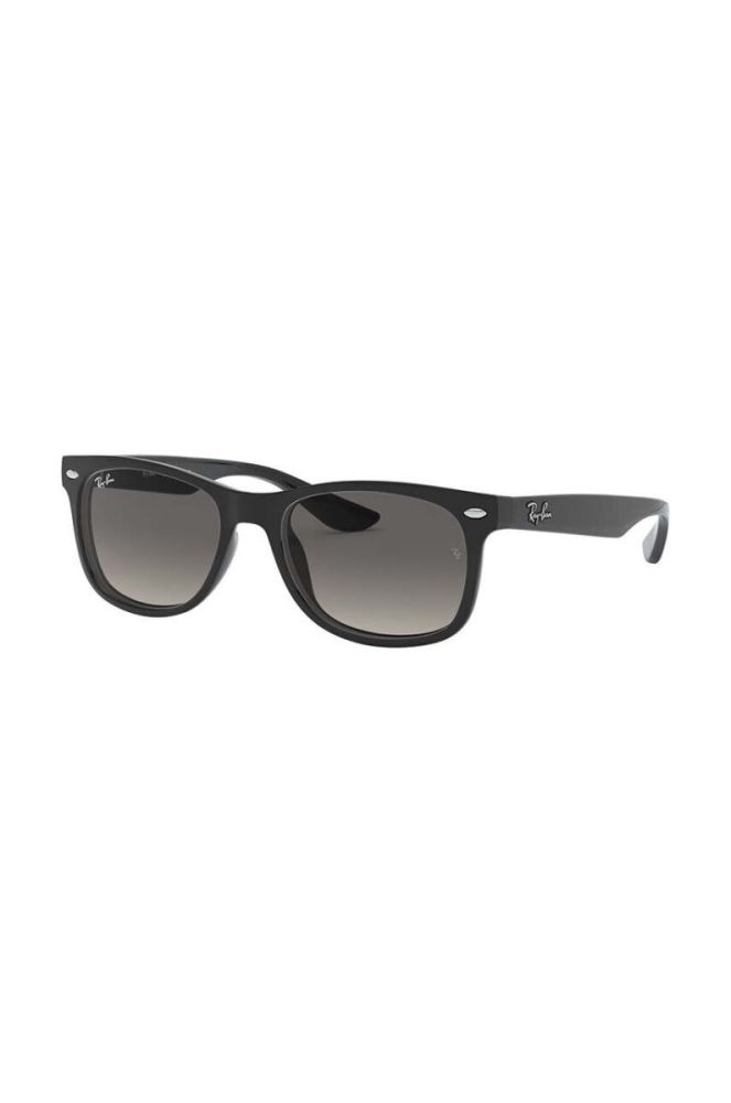 Дитячі сонцезахисні окуляри Ray-Ban Junior New Wayfarer колір чорний 0RJ9052S фото 2