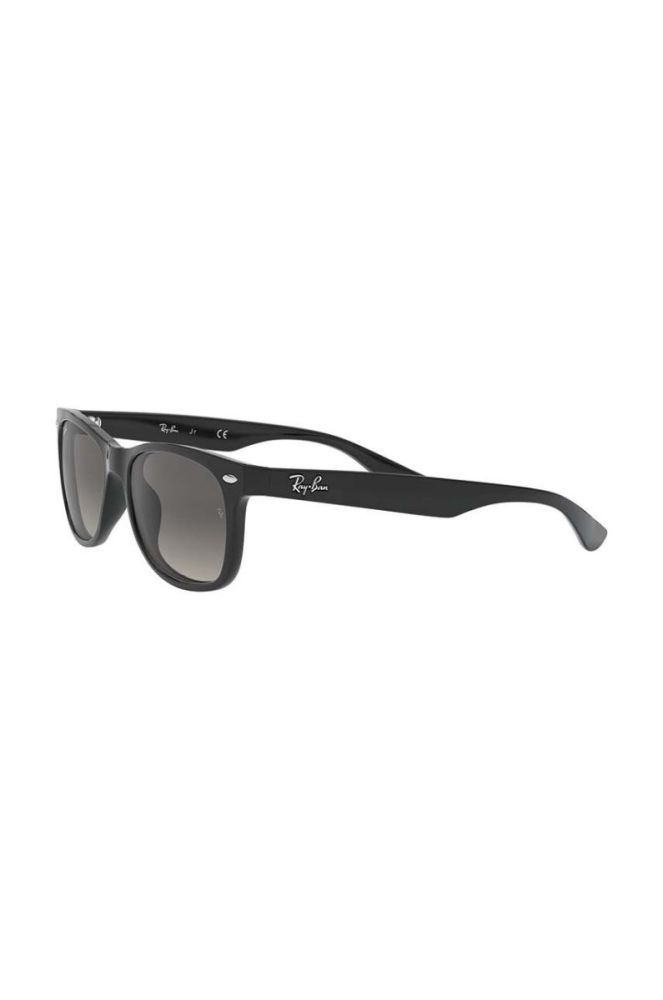 Дитячі сонцезахисні окуляри Ray-Ban Junior New Wayfarer колір чорний 0RJ9052S фото 3