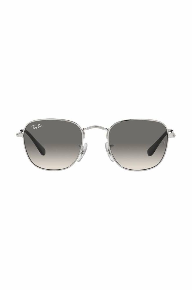 Дитячі сонцезахисні окуляри Ray-Ban Frank Kids колір сірий 0RJ9557S