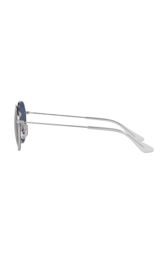 Дитячі сонцезахисні окуляри Ray-Ban Junior Jack 0RJ9565S колір блакитний фото 4
