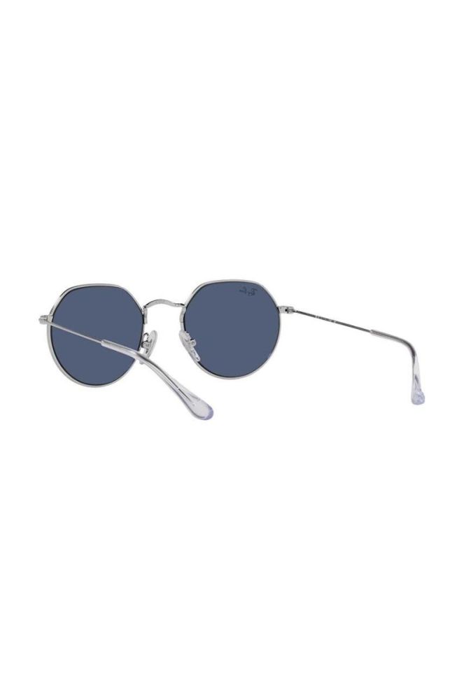 Дитячі сонцезахисні окуляри Ray-Ban Junior Jack 0RJ9565S колір блакитний фото 6