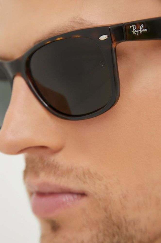 Ray-Ban - Окуляри New Wayfarer колір коричневий (796083) фото 6