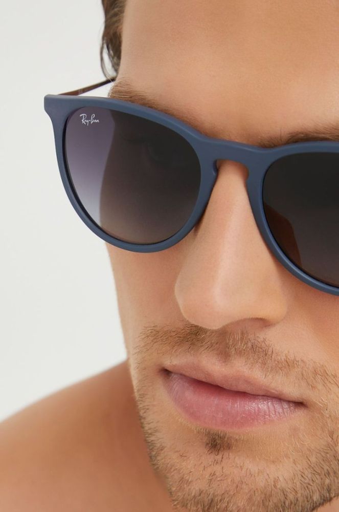 Окуляри Ray-Ban чоловічі колір блакитний фото 5