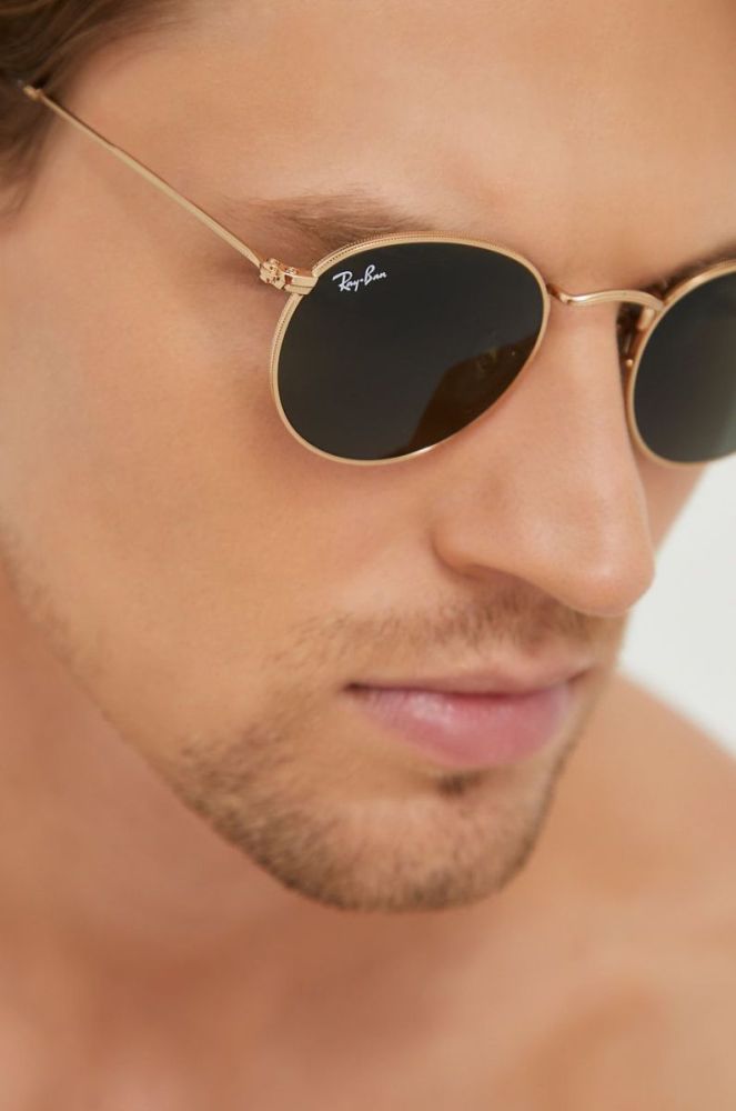 Окуляри Ray-Ban чоловічі колір золотий (875138) фото 7