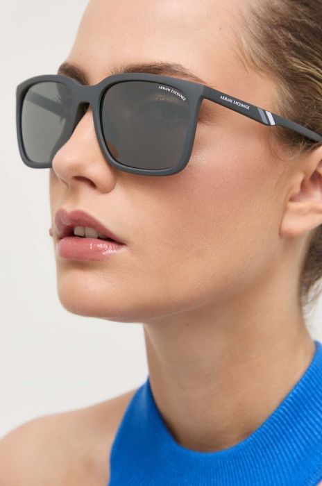 Сонцезахисні окуляри Armani Exchange чоловічі колір сірий (2232119)