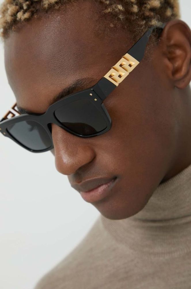 Сонцезахисні окуляри Versace чоловічі колір чорний (2231566) фото 7