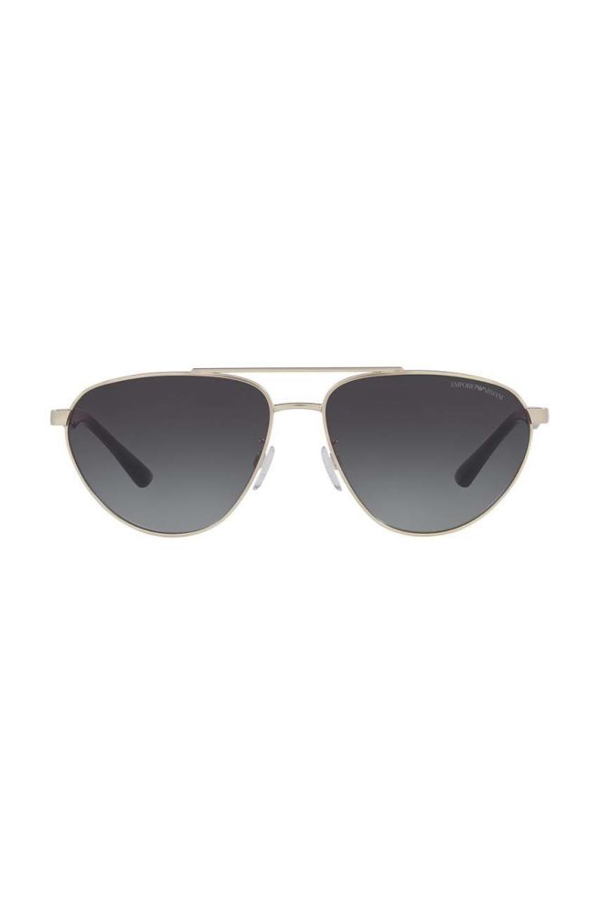 Сонцезахисні окуляри Emporio Armani чоловічі колір сірий (2415082)