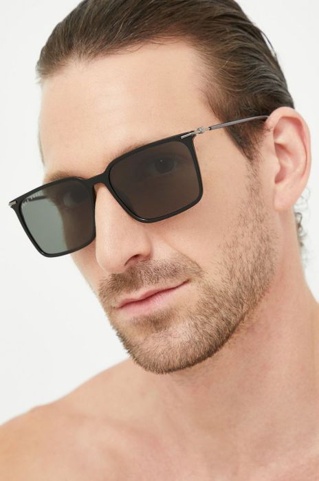 Сонцезахисні окуляри BOSS чоловічі колір чорний (2577578)