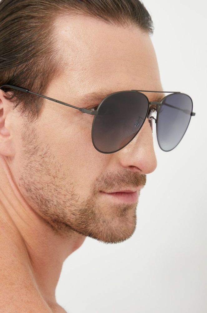 Сонцезахисні окуляри Tommy Hilfiger чоловічі колір чорний (2577625)