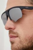 Сонцезахисні окуляри Armani Exchange чоловічі колір чорний (2795738)