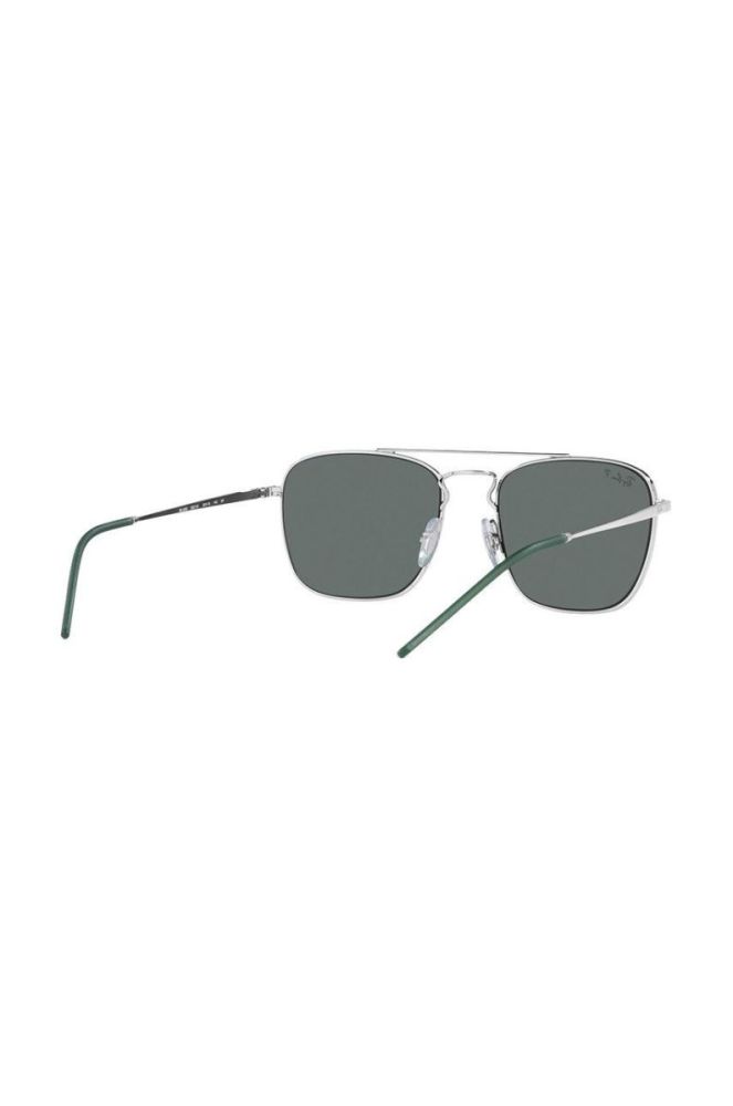 Сонцезахисні окуляри Ray-Ban чоловічі колір срібний фото 6