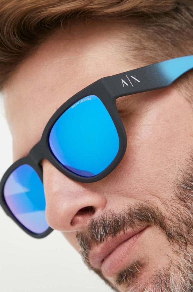 Сонцезахисні окуляри Armani Exchange чоловічі колір чорний (3266254) фото 8