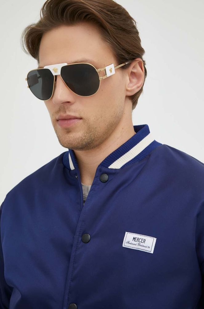 Сонцезахисні окуляри Versace чоловічі колір білий (3262680)