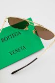 Сонцезахисні окуляри Bottega Veneta чоловічі колір золотий (3193695)